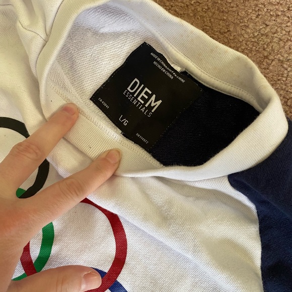 DIEM essentials size oh mens crewneck sweater - Picture 3 of 3